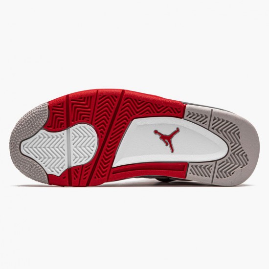 Choose To Buy Nike Air Jordan 4 Retro OG GS Fire Red 2020 Men 408452 160 White/Fire Red-Black-Tech Grey Shoes In Ireland