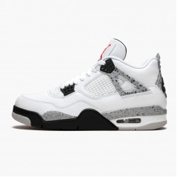 Nike Air Jordan 4 Retro OG "White Cement" Men 840606 192 Shoes In Ireland