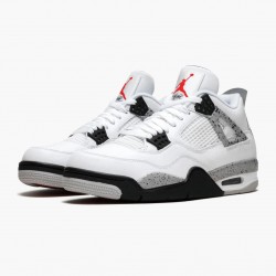 Nike Air Jordan 4 Retro OG "White Cement" Men 840606 192 Shoes In Ireland