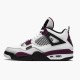 Select and Buy Nike Air Jordan 4 Retro PSG Paris Saint Germain Men White/Neutral Grey-Black-Borde CZ5624 100 Shoes In Ireland