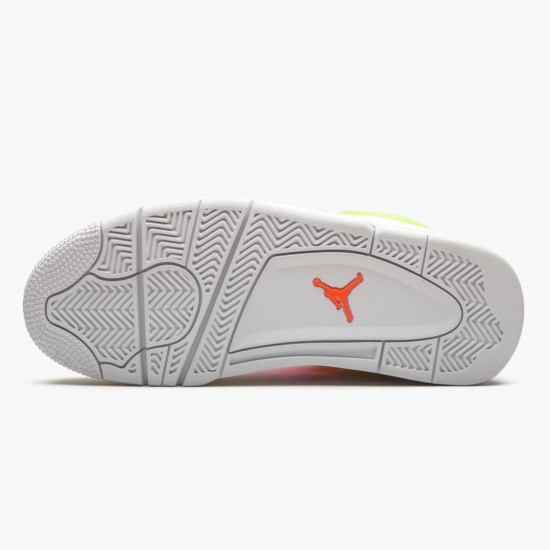 Order To Buy Nike Air Jordan 4 Retro White Lemon Pink Men/Women CV7808 100 White/Lemon Venom/Pink Blast Shoes In Ireland