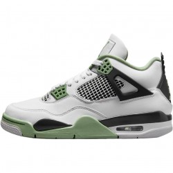 Nike Air Jordan 4 Retro Seafoam White Oil Green-Dark Ash AQ9129-103 Shoes In Ireland