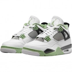 Nike Air Jordan 4 Retro Seafoam White Oil Green-Dark Ash AQ9129-103 Shoes In Ireland