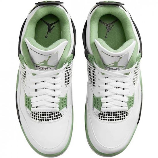 Choose To Buy Nike Air Jordan 4 Retro Seafoam White Oil Green-Dark Ash AQ9129-103 Shoes In Ireland