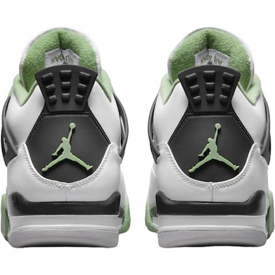 Choose To Buy Nike Air Jordan 4 Retro Seafoam White Oil Green-Dark Ash AQ9129-103 Shoes In Ireland