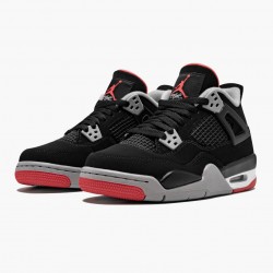 Nike Air Jordan 4 Retro "Bred" 2019 Release Black/Cement Grey-Summit White 308497 060 Shoes In Ireland