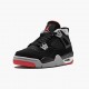 Click To Order Nike Air Jordan 4 Retro Bred 2019 Release Black/Cement Grey-Summit White 308497 060 Shoes In Ireland