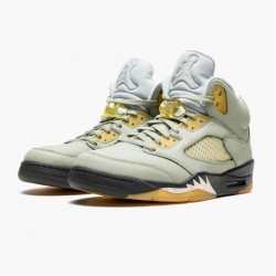 Nike Air Jordan 5 Jade Horizon Men/Women Light Silver-Anthracite-Pink Glaze DC7501 300 Shoes In Ireland