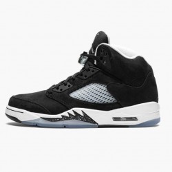 Nike Air Jordan 5 Oreo 2021 Men/Women Black White-Cool Grey CT4838 011 Shoes In Ireland