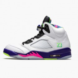 Nike Air Jordan 5 Retro Alternate Bel-Air Men/Women White Pink-Ghost Green DB3335 100 Shoes In Ireland