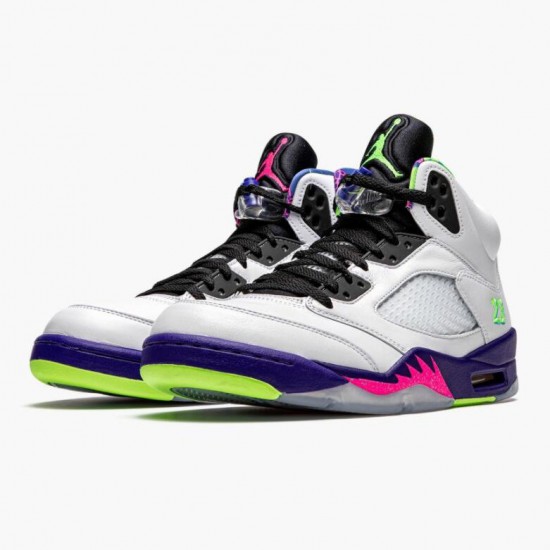 Click To Buy Nike Air Jordan 5 Retro Alternate Bel-Air Men/Women White Pink-Ghost Green DB3335 100 Shoes In Ireland