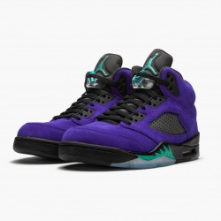 Nike Air Jordan 5 Retro "Alternate Grape" Men Grape Ice/Black-Clear-New Emer 136027 500 Shoes In Ireland