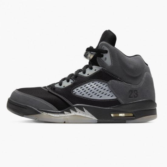 Click To Buy Nike Air Jordan 5 Retro Anthracite Men Wolf Grey Black DB0731 001 Shoes In Ireland