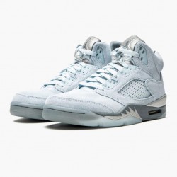 Nike Air Jordan 5 Retro Bluebird Men/Women With Silver White DD9336 400 Shoes In Ireland