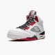 Select and Buy Nike Air Jordan 5 Retro Quai 54 2021 Men/Women White/University Red-Black DJ7903 106 Shoes In Ireland