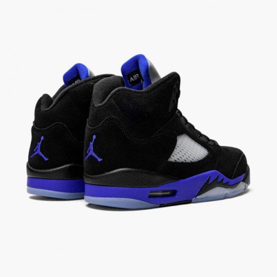 Choose To Buy Nike Air Jordan 5 Retro Racer Blue Men/Women With Black Blue CT4838 004 Shoes In Ireland