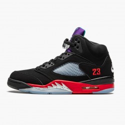 Nike Air Jordan 5 Retro "Top 3" Men Black/Fire Red-Grape Ice-New E CZ1786 001 Shoes In Ireland