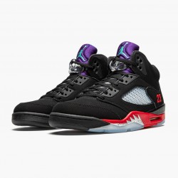 Nike Air Jordan 5 Retro "Top 3" Men Black/Fire Red-Grape Ice-New E CZ1786 001 Shoes In Ireland