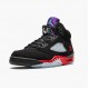 Choose To Buy Nike Air Jordan 5 Retro Top 3 Men Black/Fire Red-Grape Ice-New E CZ1786 001 Shoes In Ireland