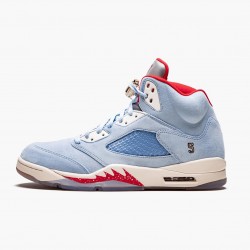 Nike Air Jordan 5 Retro Trophy Room "Ice Blue" Men/Women Ice Blue/University Red-Sail-M CI1899 400 Shoes In Ireland