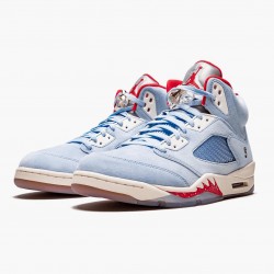 Nike Air Jordan 5 Retro Trophy Room "Ice Blue" Men/Women Ice Blue/University Red-Sail-M CI1899 400 Shoes In Ireland