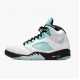 Select and Buy Nike Air Jordan Retro 5 Island Green Men/Women White/Black-White-Island Green CN2932 100 Shoes In Ireland