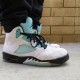 Select and Buy Nike Air Jordan Retro 5 Island Green Men/Women White/Black-White-Island Green CN2932 100 Shoes In Ireland