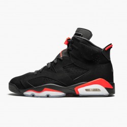 Nike Air Jordan 6 Retro "Black Infrared" Men 384664 060 Black/Infrared Black Shoes In Ireland