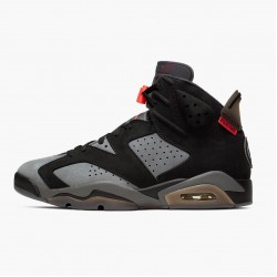 Nike Air Jordan 6 Retro "PSG Paris Saint-Germain" Men/Women CK1229 001 Iron Grey/Infrared 23-Black Black Shoes In Ireland