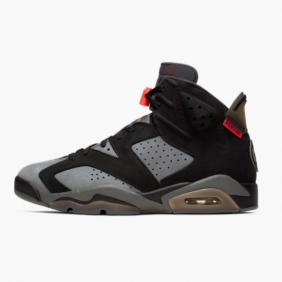 Choose To Buy Nike Air Jordan 6 Retro PSG Paris Saint-Germain Men/Women CK1229 001 Iron Grey/Infrared 23-Black Black Shoes In Ireland