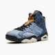 Click To Order Nike Air Jordan 6 RetroWashed Denim Men/Women CT5350-401 Black-Sail/Varsity Red Black Shoes In Ireland