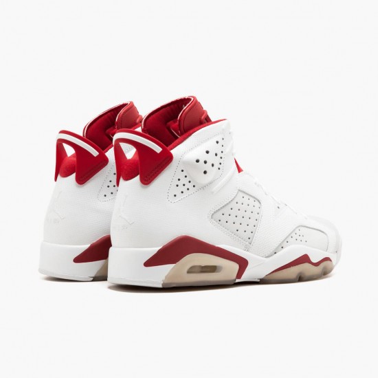 Click To Order Nike Air Jordan Retro 6 Alternate Men/Women 384664 113 White/Gym Red-Pure Platinum Black Shoes In Ireland