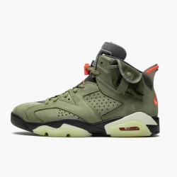 Travis Scott x Nike Air Jordan 6 Retro "Olive" Men/Women CN1084 200 Medium Olive/Black-Sail/Univer Black Shoes In Ireland