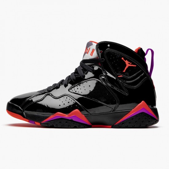 Select and Buy Nike Air Jordan 7 Retro Black Patent Men/Women Black/Anthracite-Smoke Grey-Br 313358 006 Shoes In Ireland