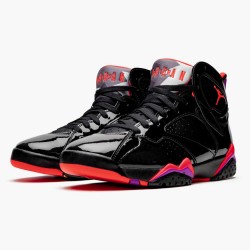 Nike Air Jordan 7 Retro "Black Patent" Men/Women Black/Anthracite-Smoke Grey-Br 313358 006 Shoes In Ireland