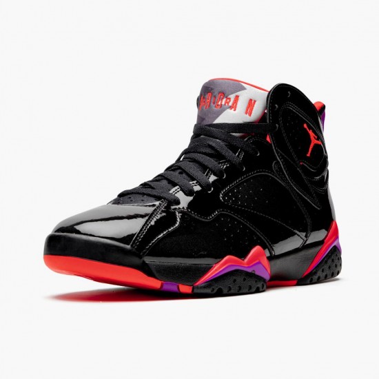 Select and Buy Nike Air Jordan 7 Retro Black Patent Men/Women Black/Anthracite-Smoke Grey-Br 313358 006 Shoes In Ireland