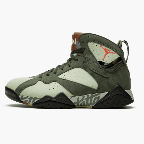 Order To Buy Nike Air Jordan 7 Retro Patta Icicle Men/Women Icicle/Sequoia-River Rock/Ligh AT3375 100 Shoes In Ireland