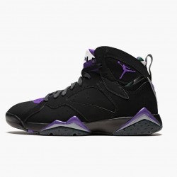 Nike Air Jordan 7 Retro "Ray Allen" Black/Fierce Purpler/Dark Stee 304775 053 Shoes In Ireland